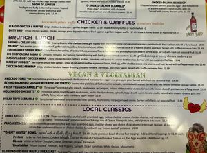 Vegan Menu at The Flying Biscuit Cafe in Brookhaven