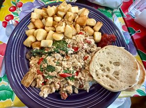 Vegan Tofu Scramble at The Flying Biscuit Cafe in Brookhaven