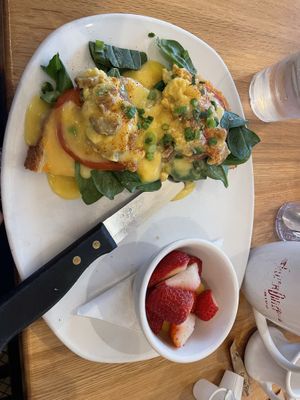 Just egg benedict   at Silver Diner in Arlington