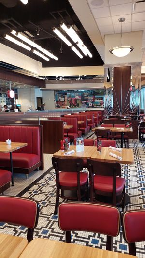 Interior at Silver Diner in Arlington