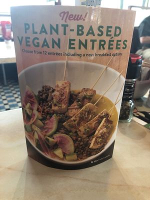 A diner for vegans at Silver Diner in Arlington