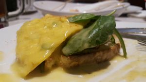 Just Egg Benedict at Silver Diner in Arlington