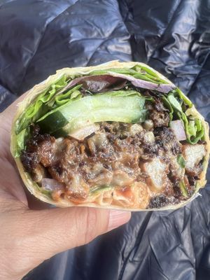Damn Boy Wrap  at The Vital Shoppe, Vegan Cafe in Brooklyn
