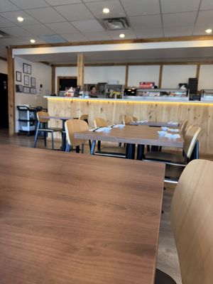 Inside and Sushi prep area   at BADA SUSHI in Acton