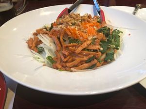 Papaya salad with tofu at Asian Stars in Nepean