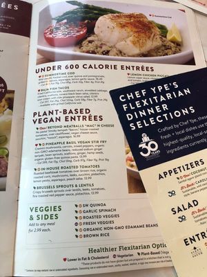 Menu at Silver Diner in Rockville