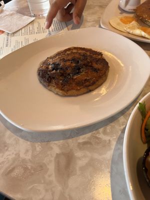 Oat milk protein pancake  at Silver Diner in Mclean