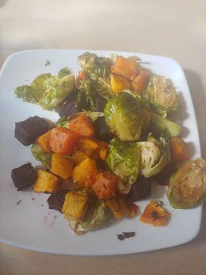 Roasted veggies at Silver Diner in Waldorf