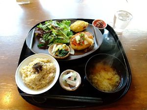 Today's set meal  at Vegetable Cafe Sorafune in Kamakura
