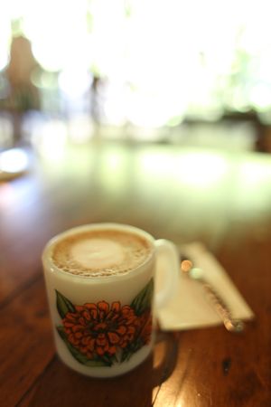 Brown Rice Soy Latte at Vegetable Cafe Sorafune in Kamakura