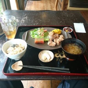 set meal at Vegetable Cafe Sorafune in Kamakura