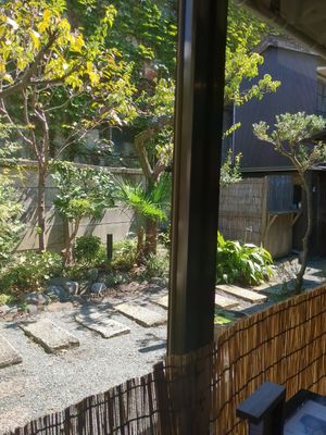 Garden view at Vegetable Cafe Sorafune in Kamakura
