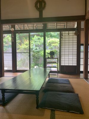 Traditional inside  at Vegetable Cafe Sorafune in Kamakura