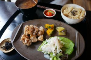 Lunch plate. at Vegetable Cafe Sorafune in Kamakura