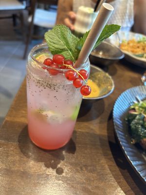 Lychee drink  at An Restaurant in Karlsruhe