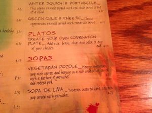 vegan options  at Agave in Ashland
