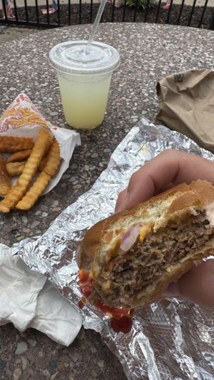 Thicccc burger patty for the win   at Red Bird Vegan in St Louis