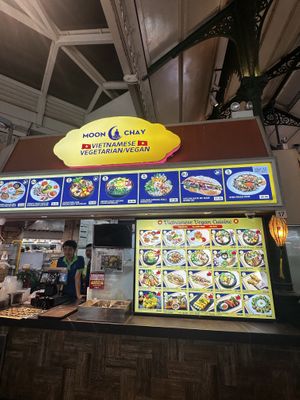 food stall #17   at Moon Chay Vegetarian in Singapore