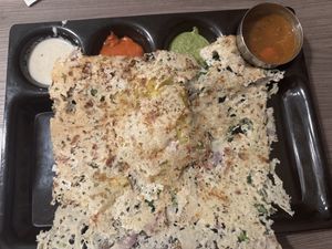 Onion Rava Masala Dosa - Vegan  at Dosa Den in Brampton