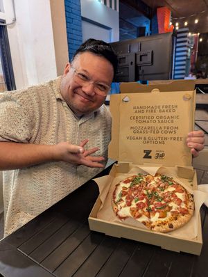 Margarita Pizza at zpizza - Beachmont Plaza in Huntington Beach