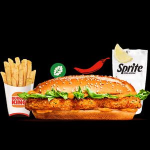 Long Vegetal Meal at Burger King in Ibiza