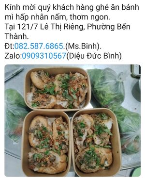 steamed bread, it so good at An Tinh Vegan Food  in Ho Chi Minh City