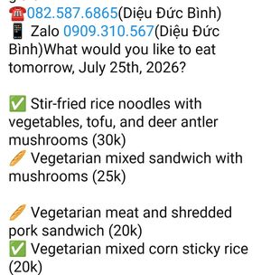  at An Tinh Vegan Food  in Ho Chi Minh City