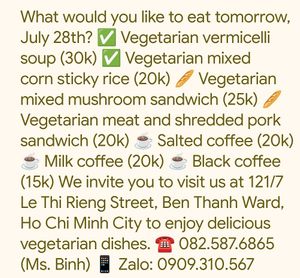  at An Tinh Vegan Food  in Ho Chi Minh City