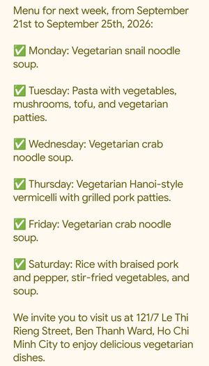  at An Tinh Vegan Food  in Ho Chi Minh City