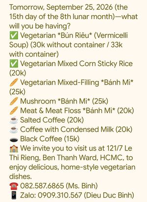  at An Tinh Vegan Food  in Ho Chi Minh City