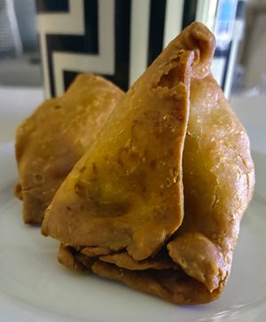 Punjabi samosas  at Puranmal sweets and restaurant  in Dubai