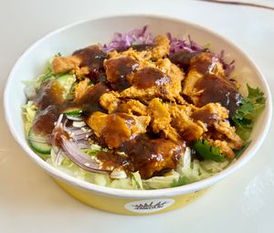 Teriyaki Switch salad  at Malak Al Tawouk - Business Bay ملك الطاووق in Dubai