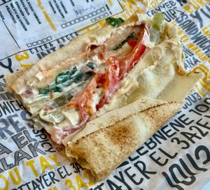 Hummu sandwich  at Malak Al Tawouk - Business Bay ملك الطاووق in Dubai