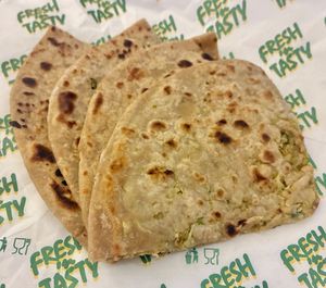 Gobi paratha  at Namaste Vegan  in Dubai