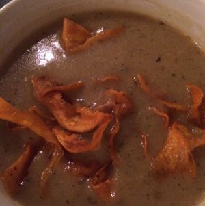 potato leek soup at vb veganburgers in Gdansk