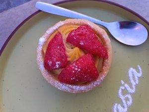 Tortino di fragole at Gasía Agricicchetteria in Veneto