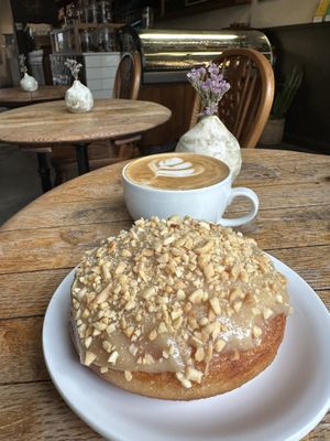 Miso caramel donut   at Grumpy & Runt in Cape Town