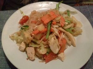 pad thai at May Kaidee Chiang Mai in Chiang Mai