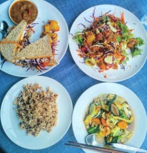 all of this for only 200B!  at May Kaidee Chiang Mai in Chiang Mai