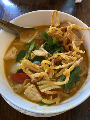 khao soi. very good  at May Kaidee Chiang Mai in Chiang Mai