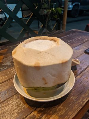 Coconut shake at May Kaidee Chiang Mai in Chiang Mai
