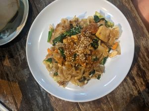 Pad see uw at May Kaidee Chiang Mai in Chiang Mai