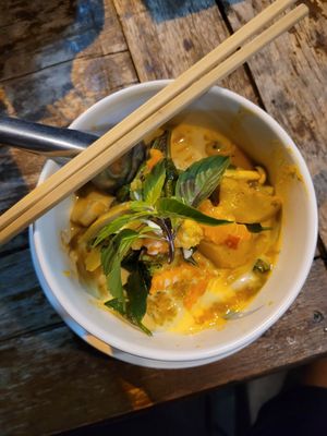 Red curry at May Kaidee Chiang Mai in Chiang Mai