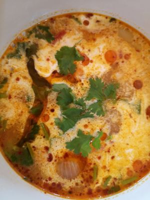 From the cookery class - Tom yum at May Kaidee Chiang Mai in Chiang Mai