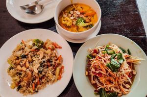 Lunch!  #Veganuary at May Kaidee Chiang Mai in Chiang Mai