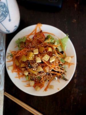Vegetable salad at May Kaidee Chiang Mai in Chiang Mai