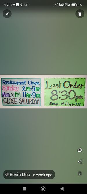 CLOSED Saturday  at May Kaidee Chiang Mai in Chiang Mai