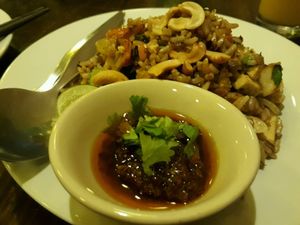 Curried fried rice at May Kaidee Chiang Mai in Chiang Mai