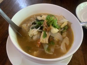 Soup with noodles   at May Kaidee Chiang Mai in Chiang Mai