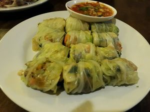Cabbage Rolls at May Kaidee Chiang Mai in Chiang Mai
